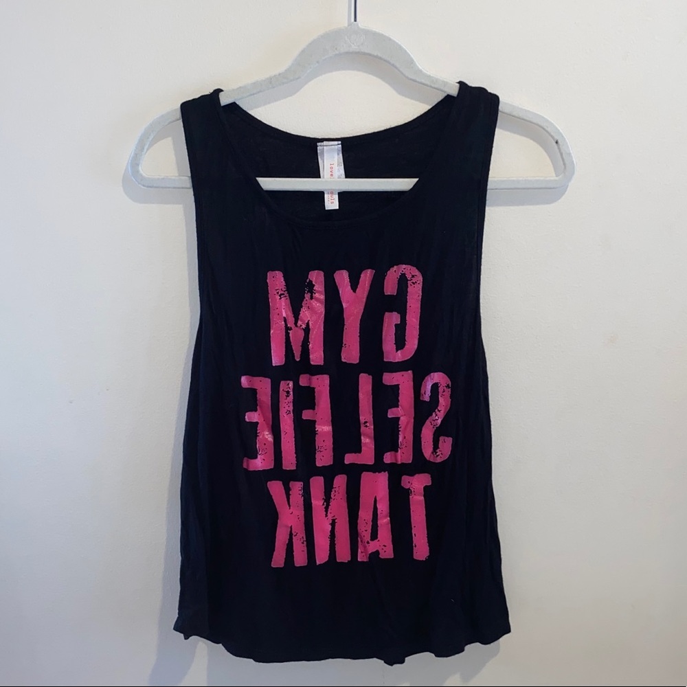 NEW Gym Sefie Tank!! Reverse Image - Picture 2 of 2